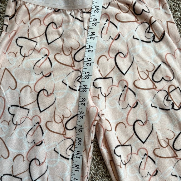 🤍5 for 20$ Calvin Klein Girls Pink Heart Lounge Pajama Pants Size Medium 7/8 - Picture 5 of 5